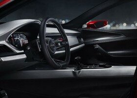El interior del Kia Sportspace Concept tiene elementos bastante futuristas, como es habitual en los prototipos.