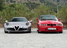 Prueba Alfa Romeo 4C vs Alfa Romeo SZ, Robledo de Chavela, Rubén Fidalgo