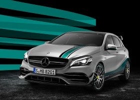 El Mercedes A 45 de los campeones del mundo