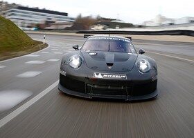 El Porsche 911 GTE 2017 en fase de pruebas