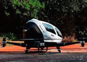 El Ehang 184 podría ser el primer drone taxi