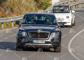 Fotos espía del Bentley Bentayga diésel 2017