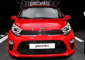 El frontal del nuevo Kia Picanto sigue la línea marcada por los últimos lanzamientos de la marca.