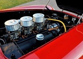 Motor del Ferrari 212 Export Coupe Vignale 1951
