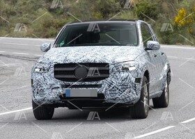 Nuevas fotos espía del futuro Mercedes GLE 2018