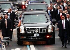Sin duda, el coche presidencial más seguro es el Cadillac One del todopoderoso presidente de los Estados Unidos.