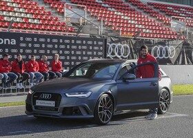 Entrega de coches Audi a los jugadores del FC Barcelona. Temporada 2017-2018