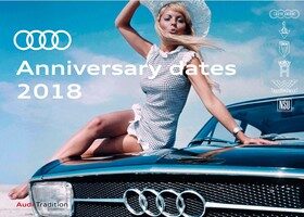 Audi celebra su 50 aniversario del renacimiento en 2018