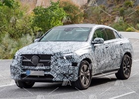 Fotos espía del Mercedes GLE Coupé 2019