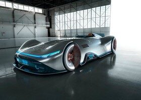 El Mercedes EQ Vision es un monoplaza eléctrico