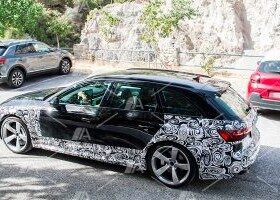 Fotos espía del lavado de cara del nuevo Audi RS4 2020
