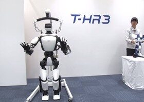 El T-HR3, el Robot humanoide de Toyota, que se podrá encontrar en las sedes oficiales.