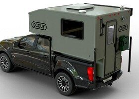 Scout Yoho, un módulo habitable que convierte un pick-up en una caravana para cuatro personas