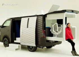 Nissan NV350 Caravan Office Pod Concept: ideal para el teletrabajo