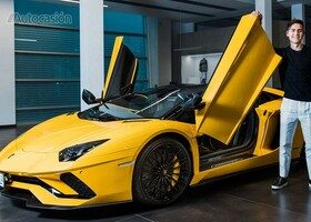 Paulo Dybala y su Lamborghini
