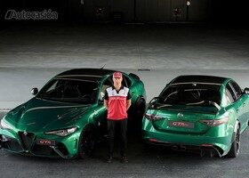Kimi Raikkonen Alfa Romeo Giulia GTAm