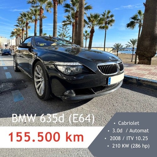 BMW Serie 6 635dA Cabrio