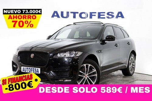 JAGUAR F-Pace 2.0 i4D 240cv R-Sport AWD Auto. (MOTOR NUEVO) S/S #CUERO, TECHO, CAMARA, LEVAS, BLUETOOTH