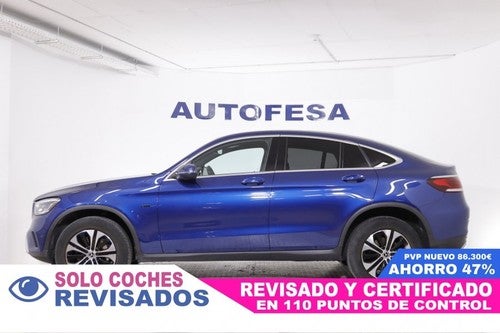 MERCEDES-BENZ Clase GLC COUPE 300DE 4MATIC AUTO 305cv 5P # IVA DEDUCIBLE, NAVY, CUERO