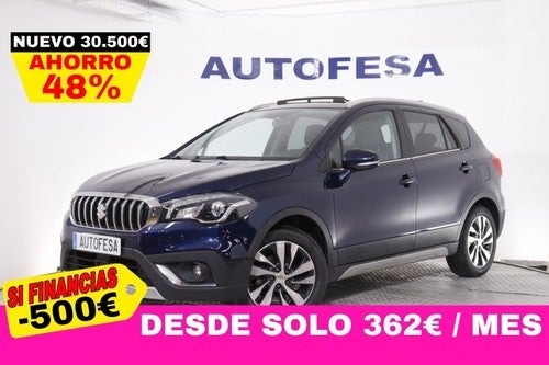 SUZUKI SX4 S-CROSS 1.4T GLX 4WD 140cv 5P # TECHO ELEC PANORAMICO, NAVY, CUERO