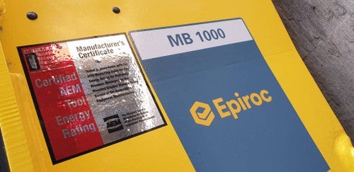 Epiroc (Atlas Copco) MB 1000 DP 