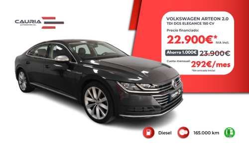 VOLKSWAGEN Arteon 2.0TDI Elegance DSG7 110kW