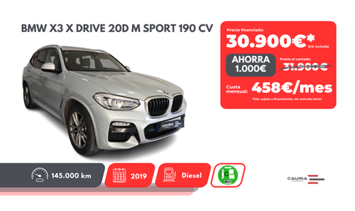 BMW X3 xDrive 20dA