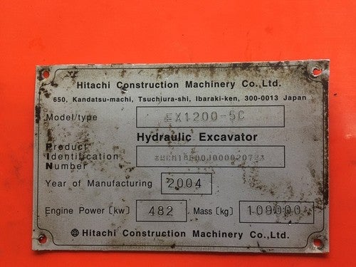 Hitachi EX 1200-5 C