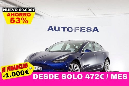 TESLA Model 3 LONG RANGE DUAL MOTOR AWD AUTO 467cv 4P # TECHO PANORANICO,CUERO