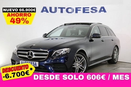 MERCEDES-BENZ Clase E ESTATE AMG LINE 9G-TRONIC 194cv 5P # TECHO,NAVY,FAROS MULTIBEAM