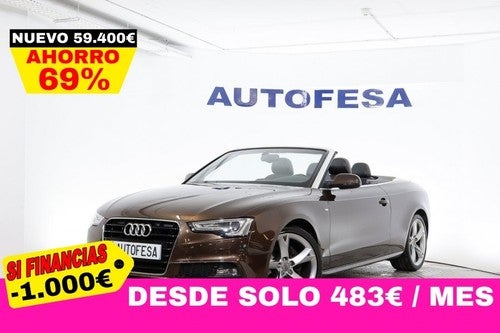 AUDI A5 Cabrio 3.0 TDI V6 S-Line 204cv Auto 2P S/S # NAVY, CUERO, BIXENON