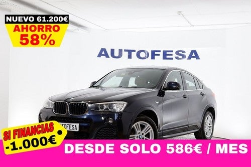 BMW X4 X-Drive 20I M-Sport 184cv Auto 5P S/S # IVA DEDUCIBLE, NAVY, CUERO, BIXENON