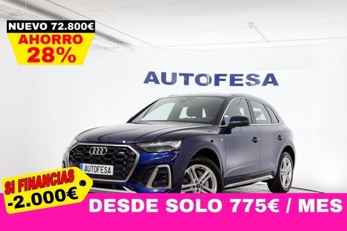 AUDI Q5 2.0 50 TFSI S-Line e-Quattro Ultra 299cv Auto 5P # IVA DEDUCIBLE, NAVY, FAROS LED