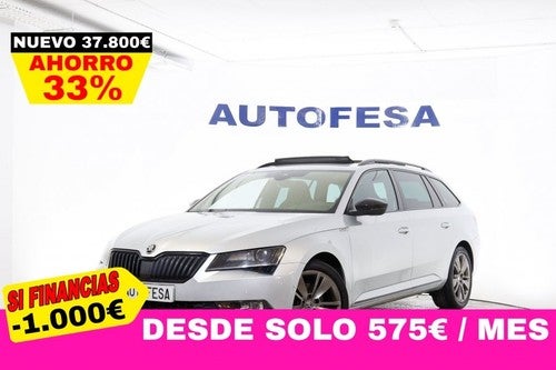 SKODA Superb COMBI 2.0 TDI SportLine 4X4 190cv DSG 5P S/S # IVA DEDUCIBLE, NAVY, TECHO ELECTRICO PANORAMICO, BIXENON