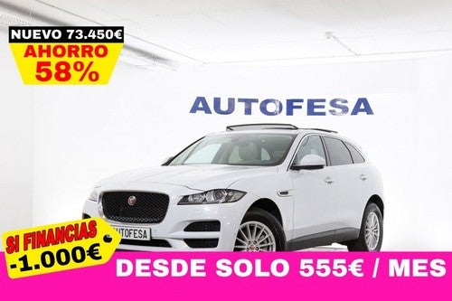 JAGUAR F-Pace 2.0 Ti4 Prestige AWD 250cv Auto 5P S/S # IVA DEDUCIBLE, NAVY, CUERO, BIXENON, TECHO ELECTRICO