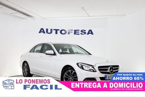 MERCEDES CLASE C 7G Tronic Aavantgarde 184cv Auto 4P # NAVY, FAROS LED