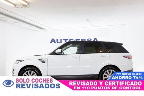 LAND ROVER RANGE ROVER SPORT 3.0 HSE 306cv Auto 5P S/S # NAVY, CUERO, TECHO PANORAMICO