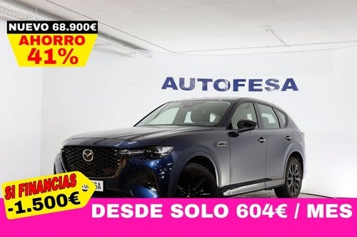 MAZDA CX-60 2.5L HOMURA PHEV HIBRIDO ENCHUFABLE AWD AUTO 327CV 5P # GARANTIA FAB 02/2026,IVA DEDUCIBLE,NAVY,CUERO,