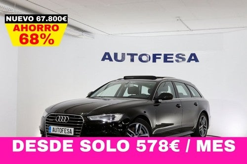 AUDI A6 3.0 TDI S-TRONIC QUATTRO 218CV 5P # TECHO PANORAMICO ELE,CUERO,NAVY,BIXENON