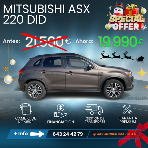 MITSUBISHI ASX 220DI-D Kaiteki 4WD 6AT