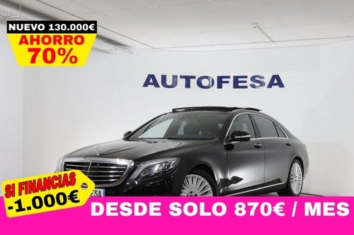 MERCEDES-BENZ Clase S 350 D Largo Auto 265cv 4P # TECHO PANORAMICO ELE,CUERO,NAVY