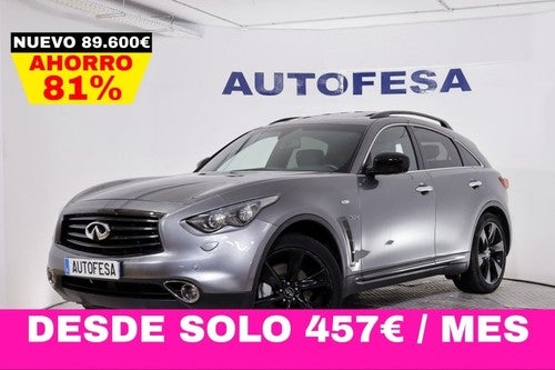 INFINITI QX70 3.0D Premium S 238cv Auto AWD 5P # TECHO ELE,CUERO,NAVY,BIXENON