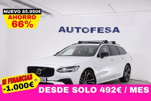 VOLVO V90 T8 2.0 AWD RECHARGE R-DESIGN 408cv 5P # IVA DEDUCIBLE, TECHO PANORAMICO ELCT, NAVY