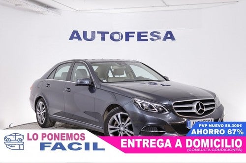 MERCEDES CLASE E 2.0 AVANTGARDE AUTO 184cv 4P #NAVY, CUERO