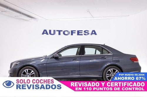 MERCEDES CLASE E 2.0 AVANTGARDE AUTO 184cv 4P #NAVY, CUERO