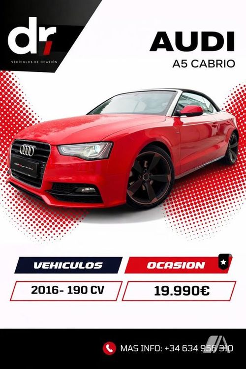 Audi A5 Cabrio 2.0 TDI S line edition 2016, foto 1
