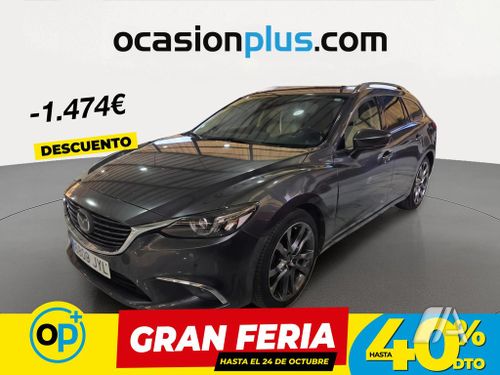 Mazda Mazda 6 6 Wagon GE2.5 6AT Luxury Premium negro+Travel+SR 2017, foto 1