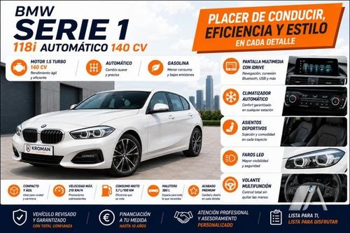 BMW Serie 1 118i 1.5 5Ptas 2020