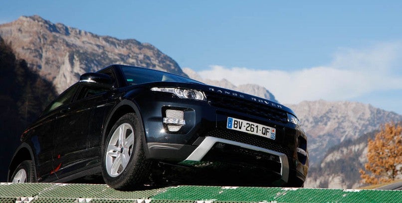 Buscando nieve con el Land Rover Evoque