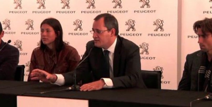 Presentación del Peugeot Tenis Team